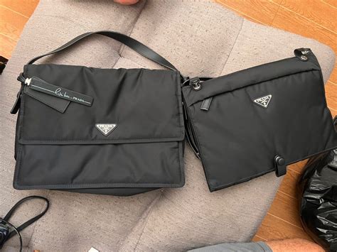 prada x cini boeri nylon shoulder bag nylon black|prada nylon backpacks.